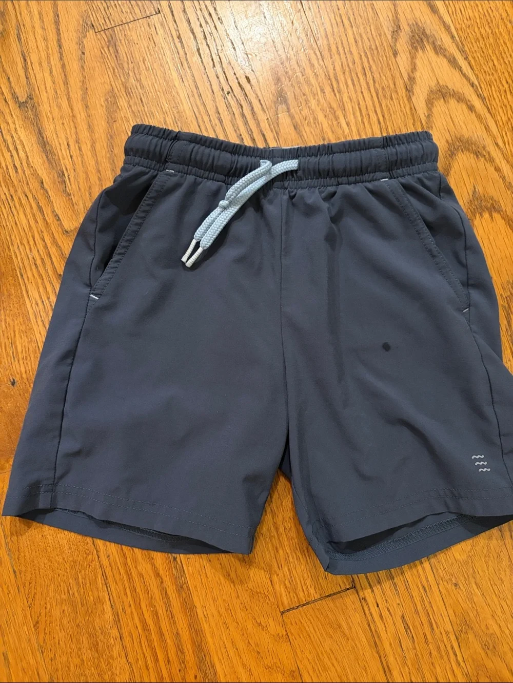 Kids' Elastic Waist Active Shorts in Charcoal Gray